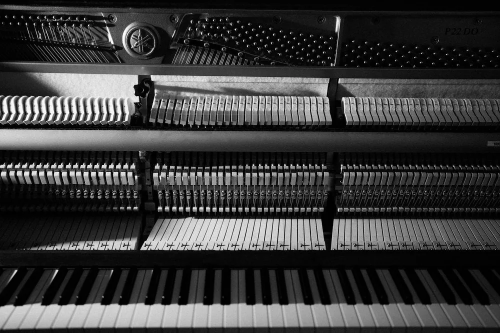 Piano mechanism and keys from the original website