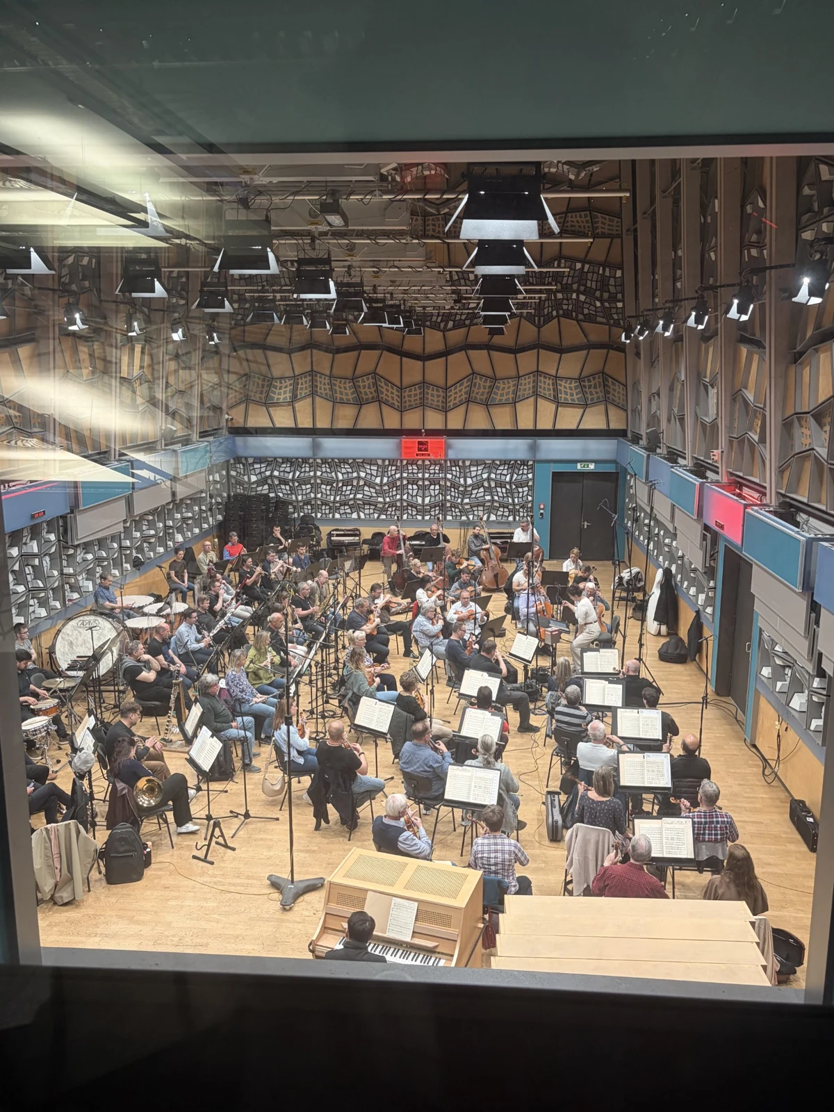 View over the orchestra